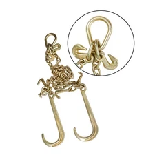 For G70 5/16" V-Chain Bridle w/ 15" Large J Hooks,J-Hook w/ Grab Hooks 3' US