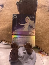 Disney Lorcana Disney100 Elsa Gloves Off Promo Foil Card NM/Mint Frozen Rare