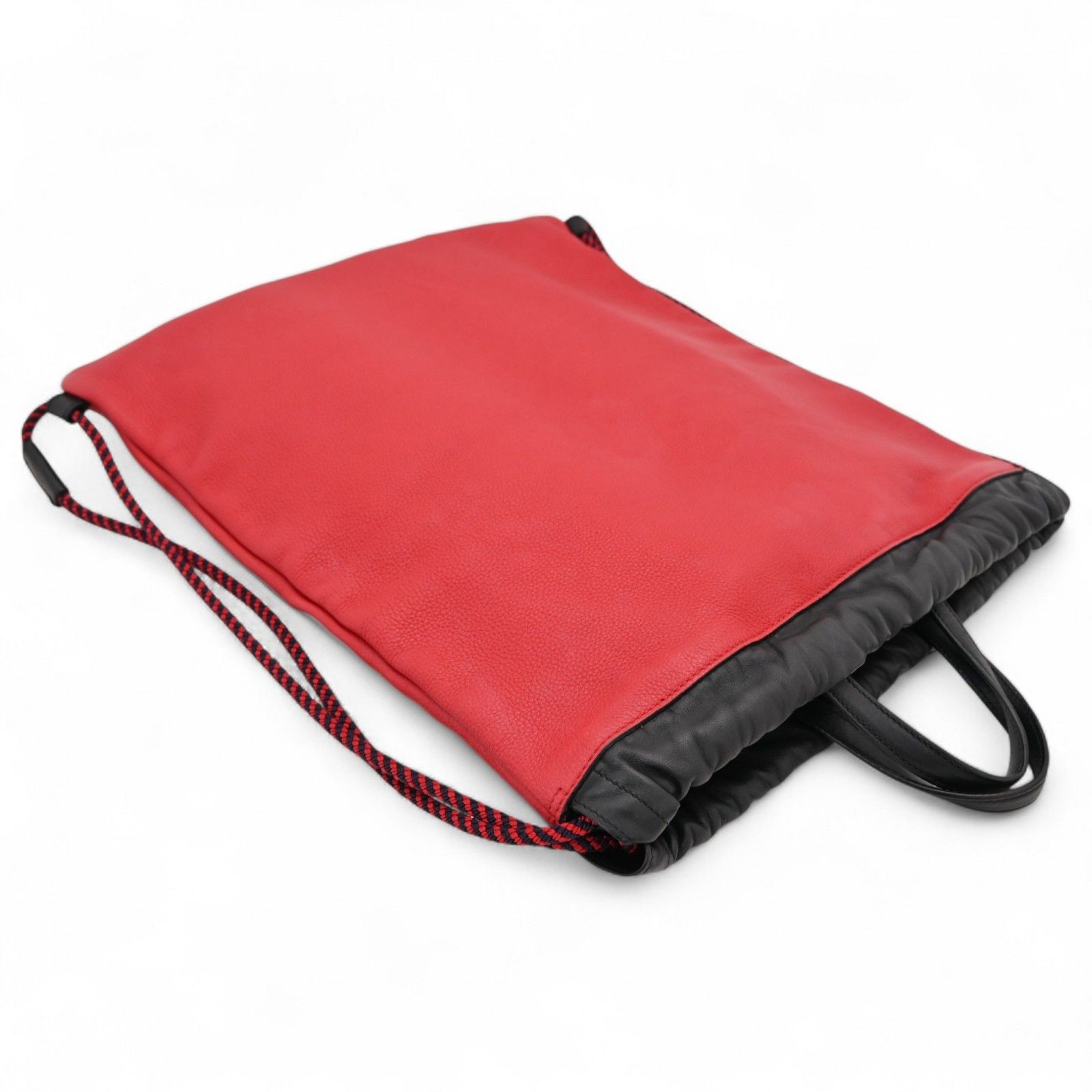 Gucci Coco Captain Backpack Hibiscus Red Black Le… - image 6