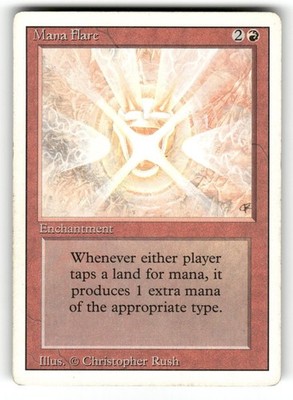 Mana Flare MP Revised Edition MTG Regular Rare