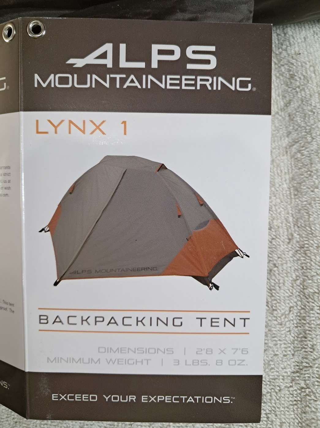 One Person Backpacking Tent