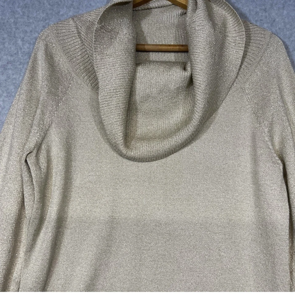 Suéter Thalia Sodi Mujer Pequeño Pisada Dorada Cuello Vaca Cremallera Foto 2 de 4