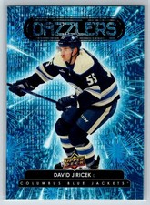 2022-23 Uppder Deck Extended Dazzlers Blue #DZ-110 David Jiricek Rookie