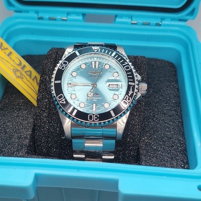 129 Invicta prodivers  mans  43mm watch tifany Blue face water resistance 20mt