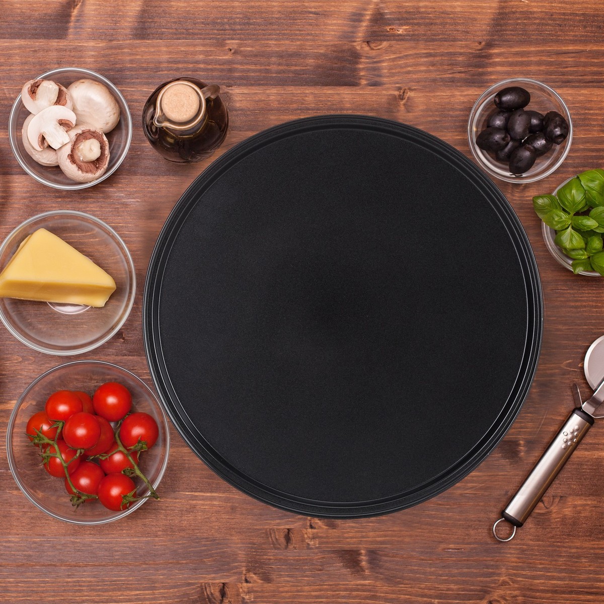 Relaxdays Set 2 Piatti Per Pizza In Bambù Ø 32 Cm - Taglieri Naturali Per Formaggi, Salumi E Antipasti - Foto 9