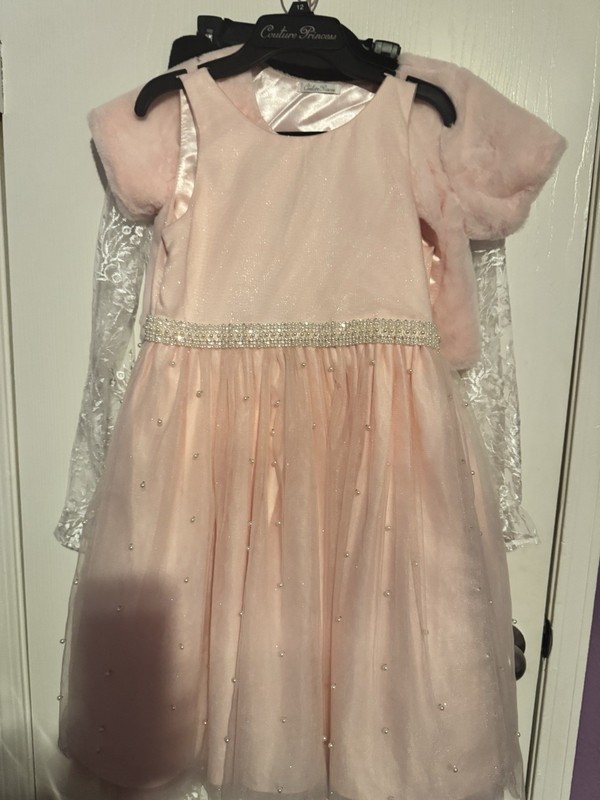 Girls Formal Pink Dress Size 12