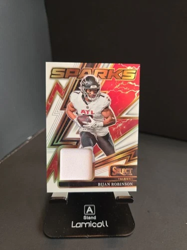 2025 Panini Select - Sparks Bijan Robinson #SPK-BRN White Prizm /99 (MEM) NFL!