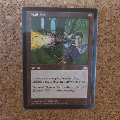 Null Rod Magic: The Gathering English Card 1997 Wizards, Good