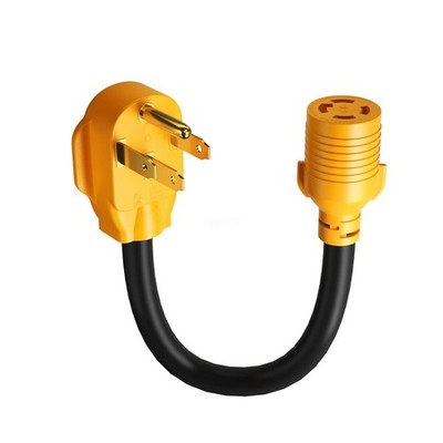NEMA 14-50P to L14-30R Generator Adapter Cord 4 Prong Twist Lock for RV House