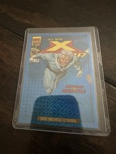 2024 SkyBox Marvel Masterpieces 92 Platinum Quicksilver #71-V Variant Blue Traxx