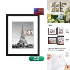 upsimples 11x14 Picture Frame Black Photo Frame 1 Pack