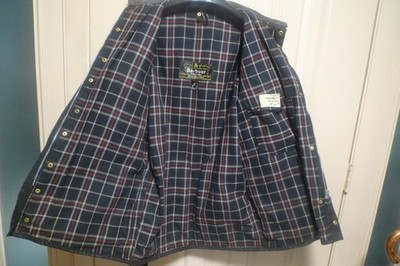 BARBOUR- INTERNATIONAL SUIT JACKET- WAX COTTON - MADE @UK 40- ONE