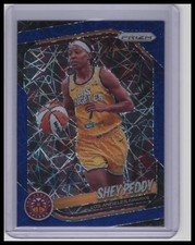 2025 Panini Prizm WNBA #136 Shey Peddy Blue Velocity Prizms