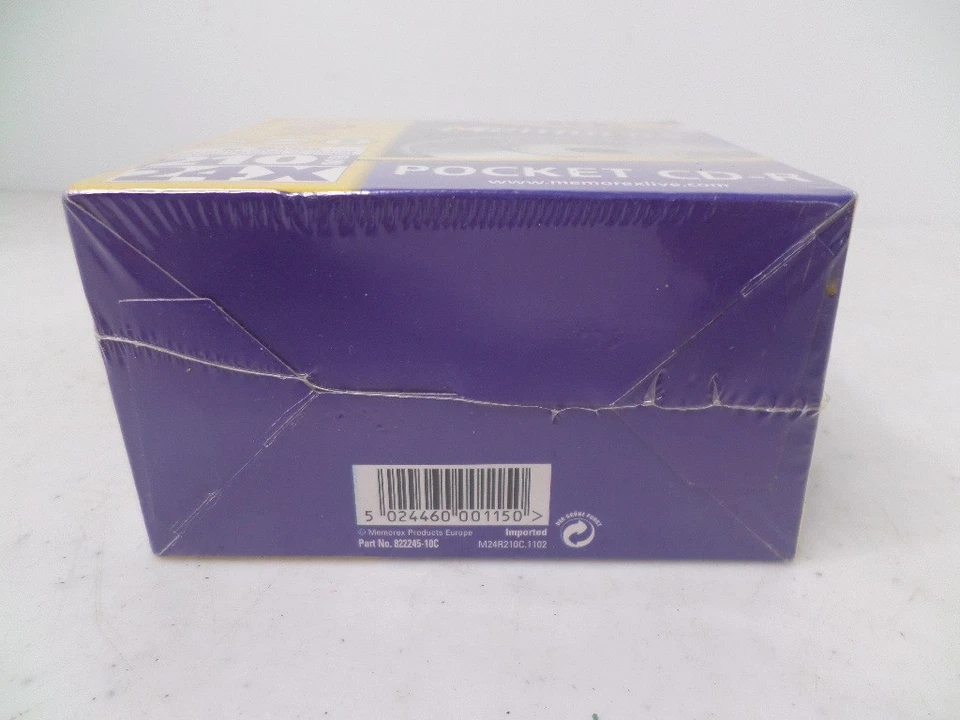 Memorex 10 Pack Pocket CD-R in Jewel Cases (210MB/24Min./ 24x Multi Speed) NEW - Image 4 of 4