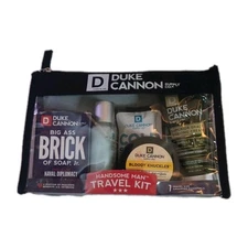 Duke Cannon Handsome Man Travel Kit 7 Piece TSA Approved NEW NAVAL DIPLOMACY