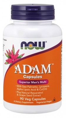 NOW Foods ADAM Multi-Vitamin for Men Capsules - 90 vcaps (288,78 EUR/kg)