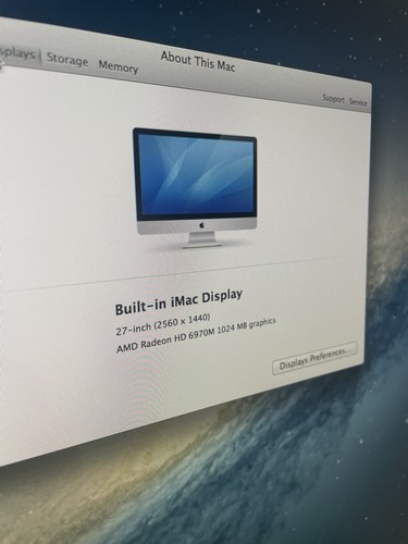  iMac 27-inch Mid 2011 | i5 3.1Ghz | 24GB Ram | 1T Storage | AMD Mountain Lion - Picture 16 of 18