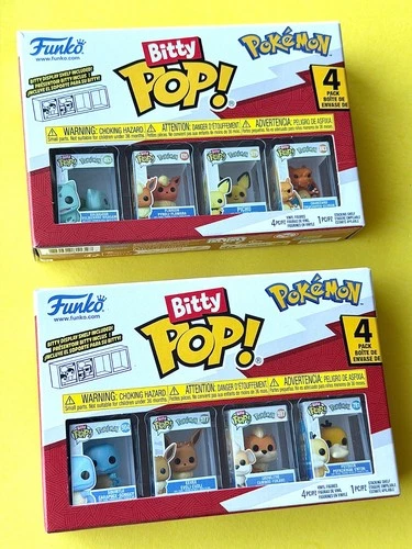 Funko BITTY PoP! POKEMON Set of 2 Sealed Boxes:CHARIZARD, EEVEE, SQUIRTLE & MORE
