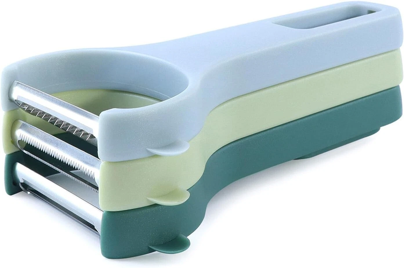Vegetable Peeler for Potato,Veggie,Carrot,Cucumber,Fruit,3 Types Set Y Julien...