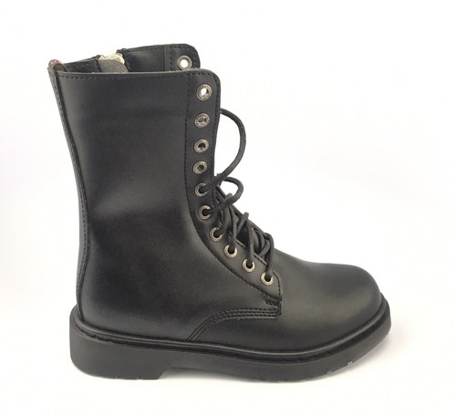 Black Vegan Faux Leather Size 