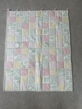 BABY QUILT Nursery Patchwork Wall HANGER HEY DIDDLE DIDDLE CAT  FIDDLE COW MOON