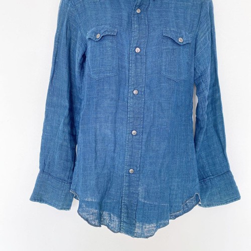 45Rpm Japón Mujer algodón Y-shirt manga larga M Usado azul marino - Imagen 3 de 16