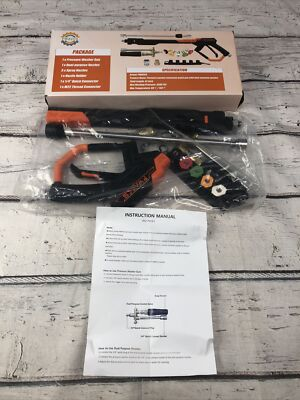#ad PWACCS Pressure Washer Gun Pressure Washer Wand Kit 4000 PSI New Open Box $39.19