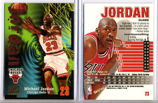 Michael Jordan 1997 Skybox Z-Force Card #23