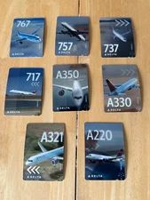 SET Of 8 NEW RELEASE 2025 Delta Air Lines  Pilot Airplane Trading Cards #64-71