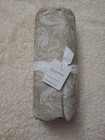 pottery barn Stella Damask Tablecloth original $149 new  70" w x 126" l