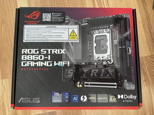 ASUS ROG STRIX B860-I Gaming WiFi Motherboard - New Sealed