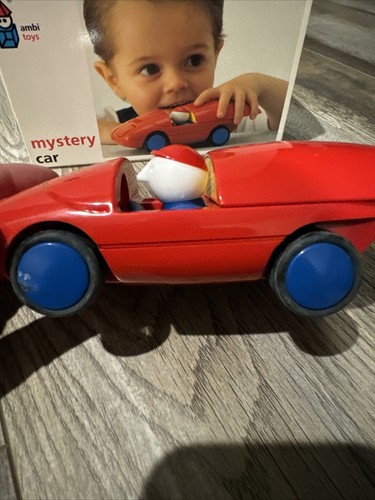 1987-1988 Vintage Ambi Toys Mystery Car Toy Car Red, Made in Holland - Picture 2 of 9
