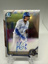 Herard Gonzalez AUTO - 2022 Bowman Chrome Prospect 1st Autograph #CPA-HG Royals