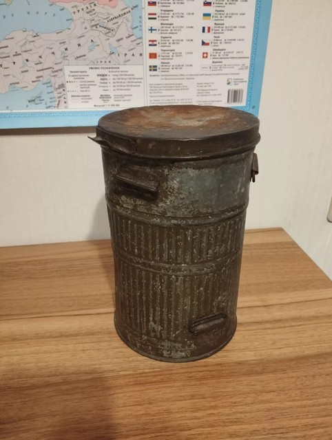 Polish military Vz-24 Gas Mask Case, WWII 1939, Wojsko Polskie