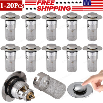 #ad #ad Lot of Floor Drain Filter Hair Catcher Shower Sink Mesh Basket Strainer Draining $21.47