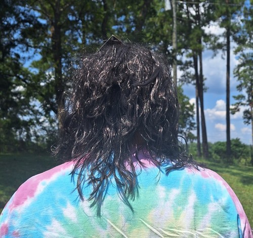 Máscara de látex terror silencioso de Halloween adulto miedo muerto cosido boca y cara cabello nueva con etiquetas - Imagen 5 de 11