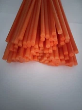 HDPE Polyethylene Plastic Welding Rods-10pk (12in x 5mm 3/16" ORANGE) Repair