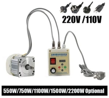 Servo Motor & Controller Driver 200 ~ 6500 RPM Face Mount 750W by Fedex；