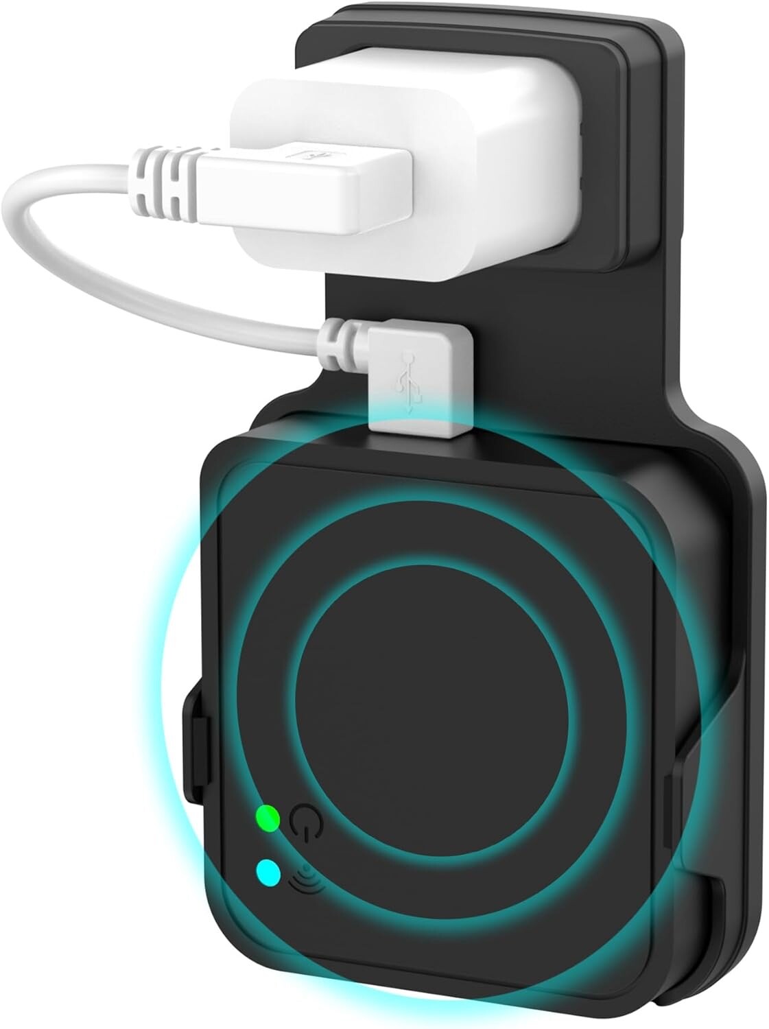 Fomass Outlet Wall Mount for Blink Sync Module 2 with Short Cable - Black-image