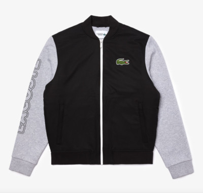 Lacoste Men's Bomber Teddy Fleece Jacket Size 48 S/M New With Tag's RRP £145