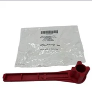 JSP Manufacturing Gas and Bung Wrench Solid Drum Nut Wrench 55GALWRENCHRED-FBA