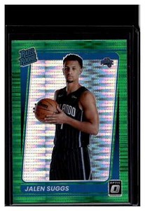 2021-22 Panini Donruss Optic Green Pulsar Prizm #179 Jalen Suggs RC (B)