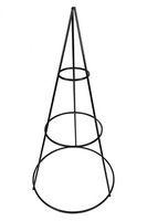 Metall Tannenbaum 3D - 50Cm Rund - Weihnachts Baum Kegel Pyramide Zum Dekorieren