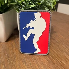 Major League Door Kicking Tactical Morale PVC Patch Hook and Loop Military CQB