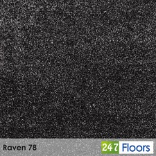 Raven 78 Alps Twist Carpet 14mm Feltback Flecked Bedroom Living Room