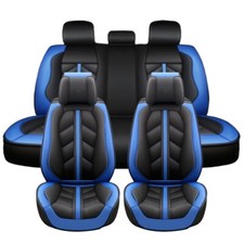 For Hyundai Leather Car Seat Covers 5-seats Full Set Auto Interiors Cushion Deco