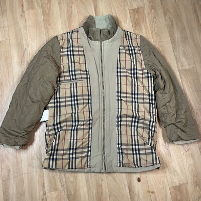 burberry london winter jacket nova check CORDUROY covercoat