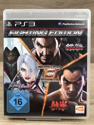 Sony PS3 Spiel   Fighting Edition Soul Calibur V + Tekken 6 + Tournament 2 #B22