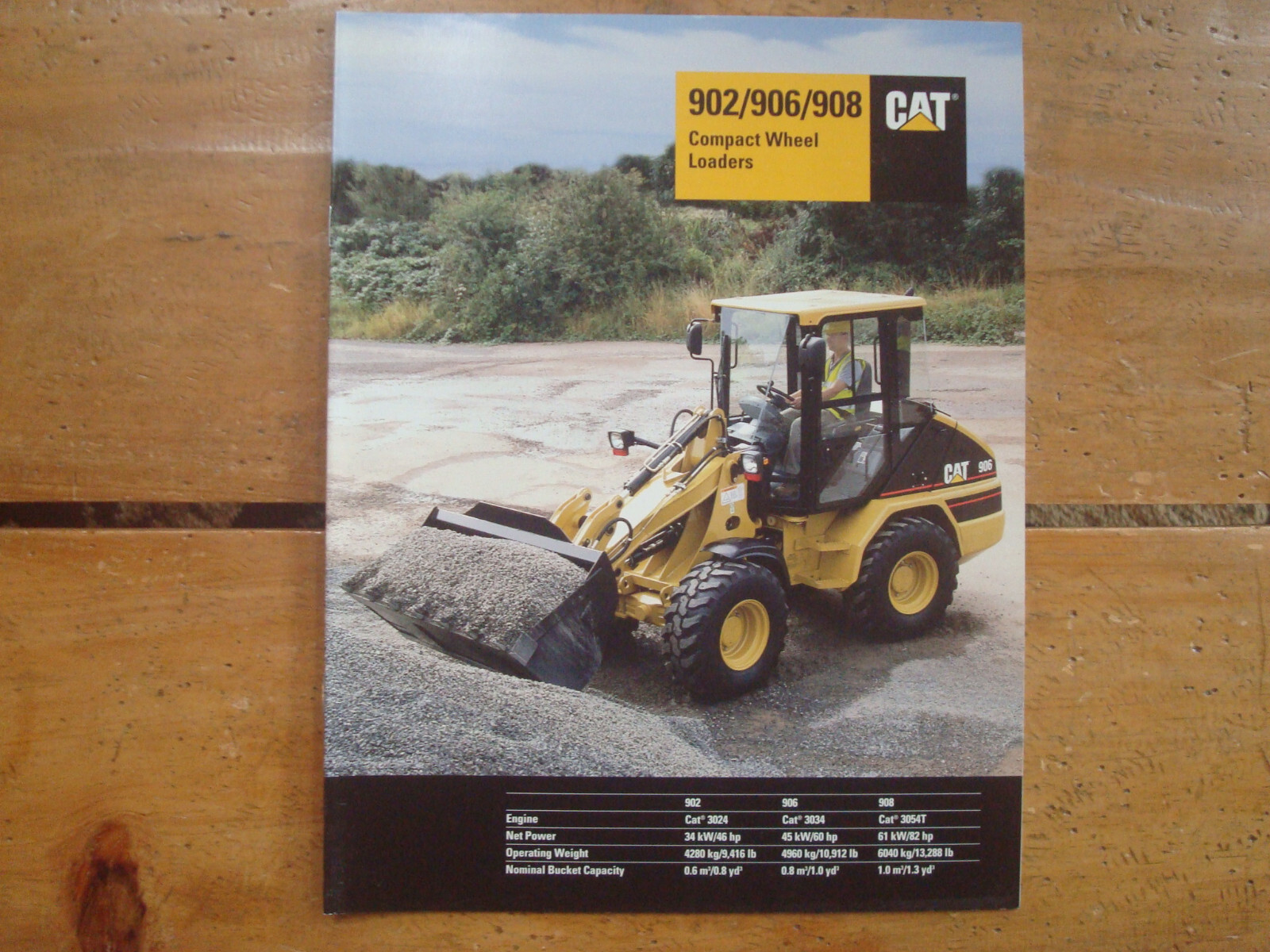 2003 Caterpillar 902/906/908 Compact Wheel Loaders Brochure