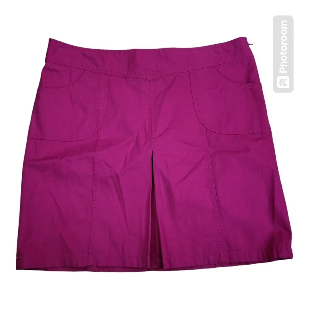 Ann taylor 100% cotton mini skirt Size 14w New